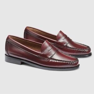GH Base burgundy loafers